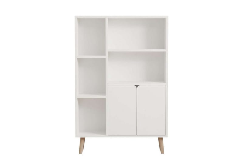 Quorana Bokhylle 25 cm - Hvit - Oppbevaring - Hylle - Bokhylle