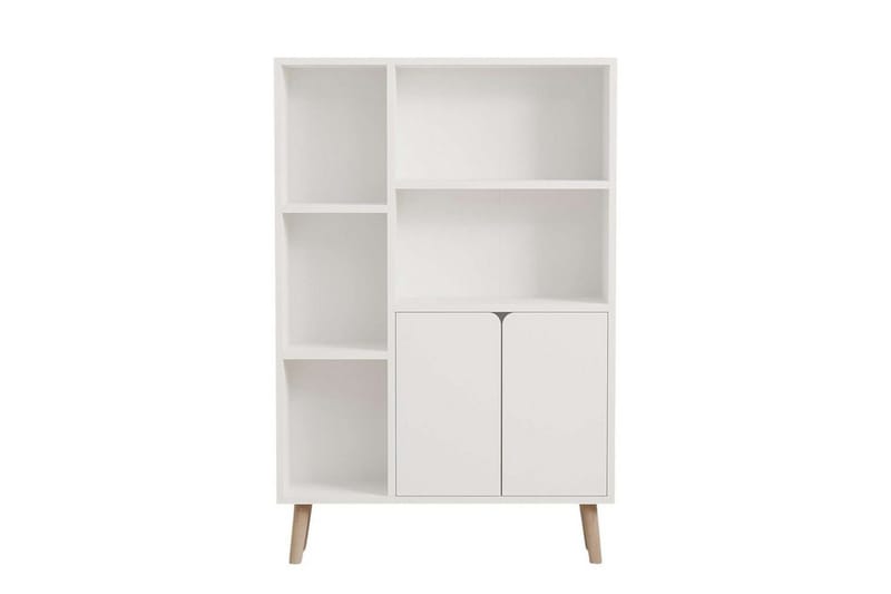 Quorana Bokhylle 25 cm - Hvit - Oppbevaring - Hylle - Bokhylle