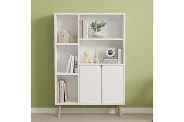 Quorana Bokhylle 25 cm - Hvit - Oppbevaring - Hylle - Bokhylle