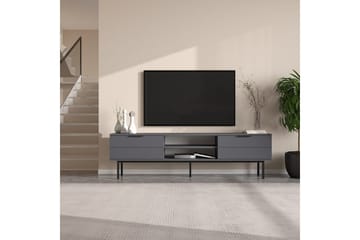 Ranjit TV-benk 180 cm - Antrasitt - Møbler - TV- & Mediamøbler - TV benk & mediabenk