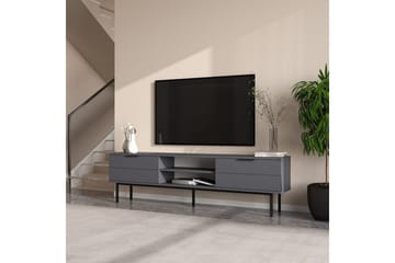 Ranjit TV-benk 180 cm - Antrasitt - Møbler - TV- & Mediamøbler - TV benk & mediabenk
