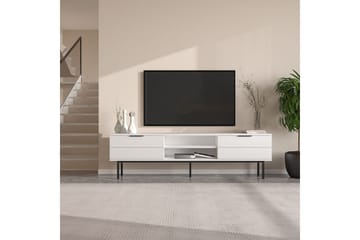 Ranjit TV-benk 180 cm - Hvit - Møbler - TV- & Mediamøbler - TV benk & mediabenk