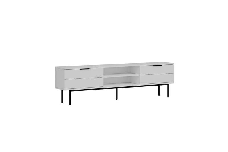 Ranjit TV-benk 180 cm - Hvit - Møbler - TV- & Mediamøbler - TV benk & mediabenk