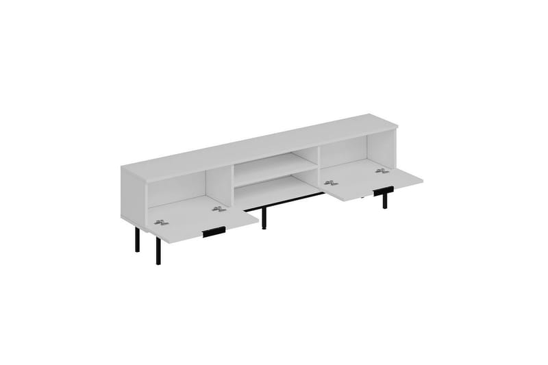 Ranjit TV-benk 180 cm - Hvit - Møbler - TV- & Mediamøbler - TV benk & mediabenk