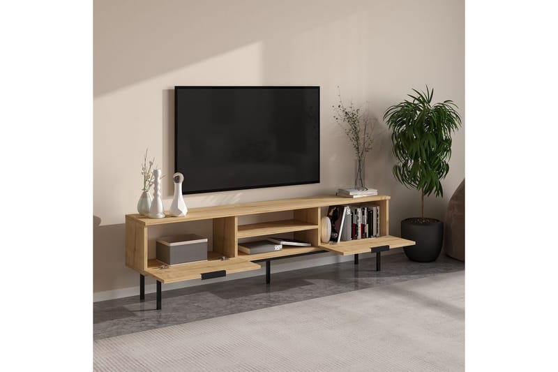 Ranjit TV-benk 180 cm - Natur - Møbler - TV- & Mediamøbler - TV benk & mediabenk