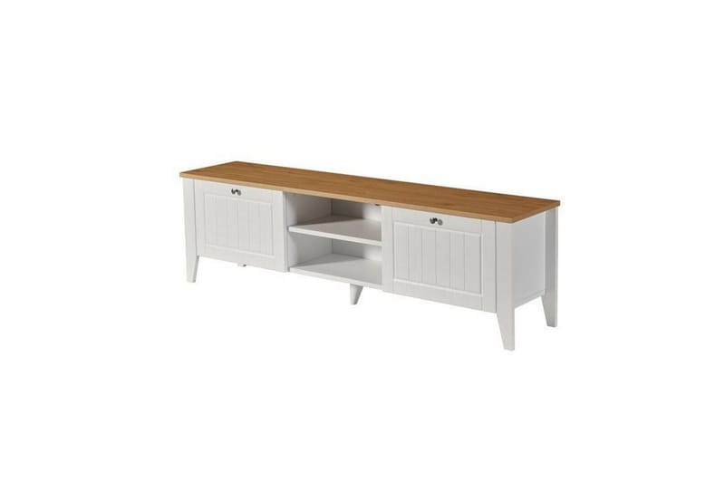 Ranko TV-benk 160 cm - Hvit - Møbler - TV- & Mediamøbler - TV benk & mediabenk