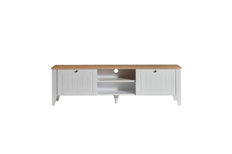 Ranko TV-benk 160 cm - Hvit - Møbler - TV- & Mediamøbler - TV benk & mediabenk