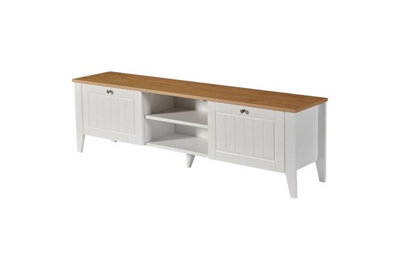 Ranko TV-benk 160 cm - Hvit - Møbler - TV- & Mediamøbler - TV benk & mediabenk