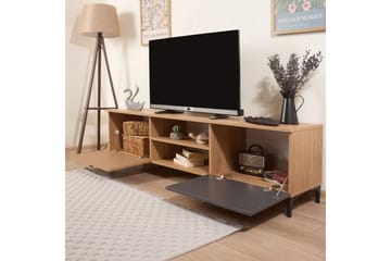Ranko TV-benk 180 cm - Antrasitt - Møbler - TV- & Mediamøbler - TV benk & mediabenk