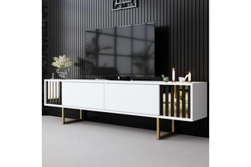 Rany TV-benk 180 cm - Gull/Hvit - Møbler - TV- & Mediamøbler - TV benk & mediabenk