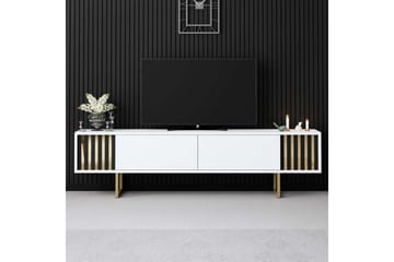 Rany TV-benk 180 cm - Gull/Hvit - Møbler - TV- & Mediamøbler - TV benk & mediabenk