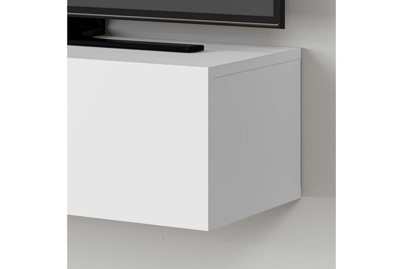 Rasab TV-benk 135 cm - Hvit - Møbler - TV- & Mediamøbler - TV benk & mediabenk