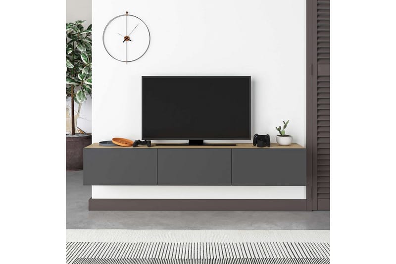 Rasab TV-benk 180 cm - Svart - Møbler - TV- & Mediamøbler - TV benk & mediabenk