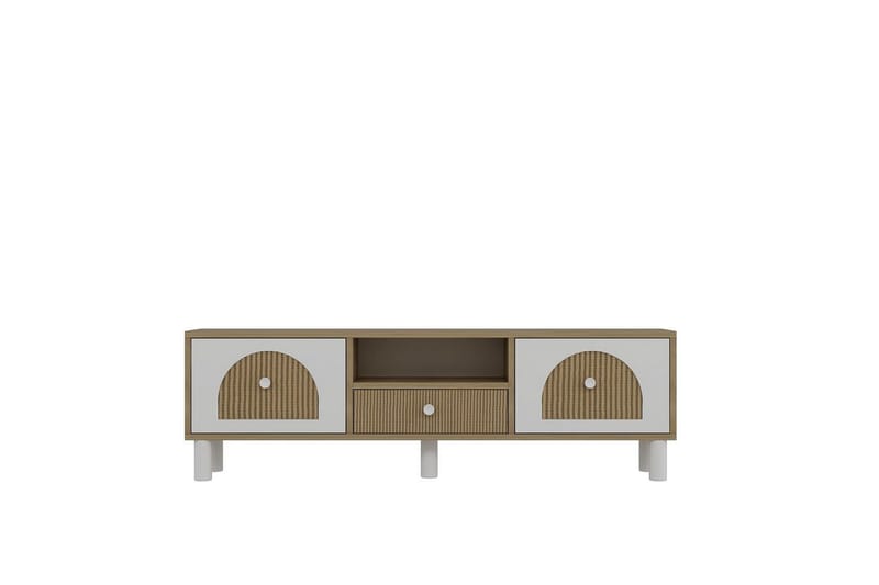 Rion TV-benk 140 cm - Beige - Møbler - TV- & Mediamøbler - TV benk & mediabenk