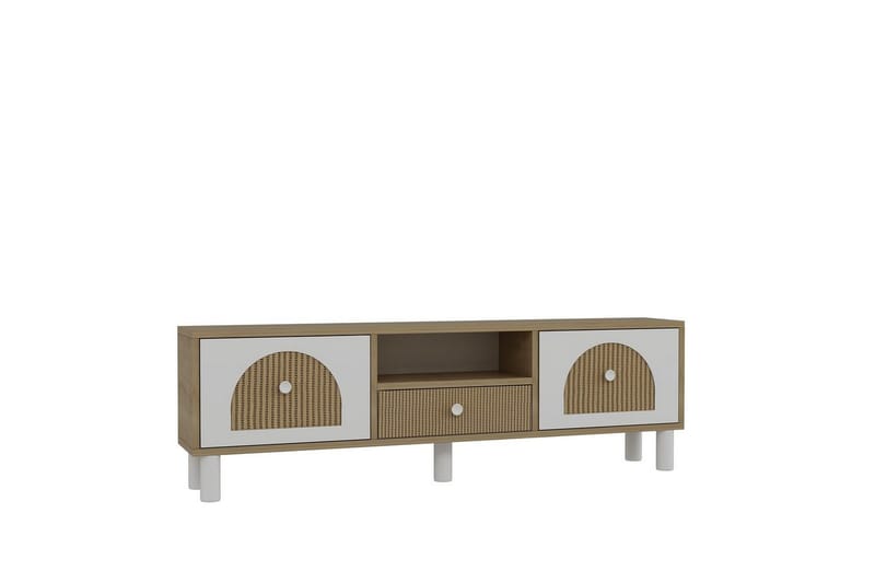 Rion TV-benk 140 cm - Beige - Møbler - TV- & Mediamøbler - TV benk & mediabenk