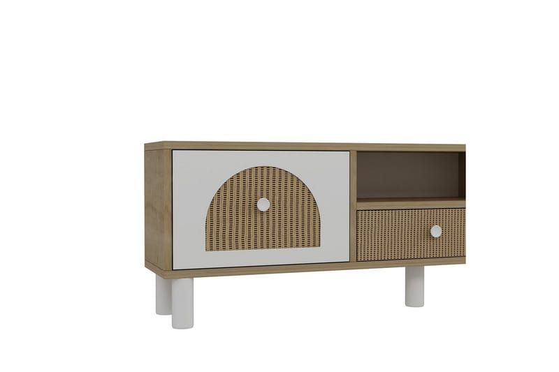 Rion TV-benk 140 cm - Beige - Møbler - TV- & Mediamøbler - TV benk & mediabenk