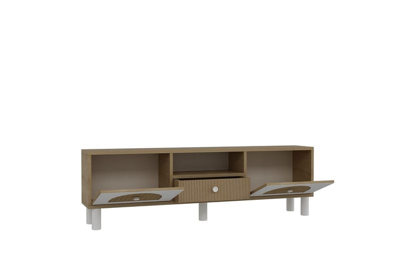 Rion TV-benk 140 cm - Beige - Møbler - TV- & Mediamøbler - TV benk & mediabenk