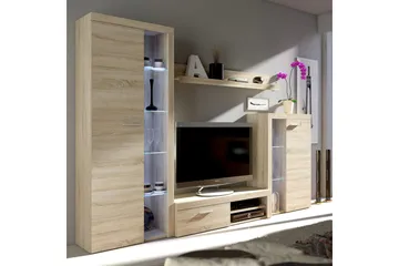 Rumba TV-møbelsett - Beige / Grå - Møbler - TV- & Mediamøbler - TV-møbelsett