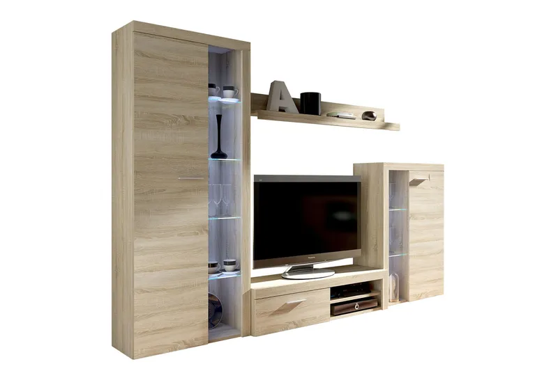 Rumba TV-møbelsett - Beige / Grå - Møbler - TV- & Mediamøbler - TV-møbelsett