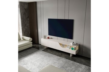 Safiya TV-benk 180 cm - Beige - Møbler - TV- & Mediamøbler - TV benk & mediabenk