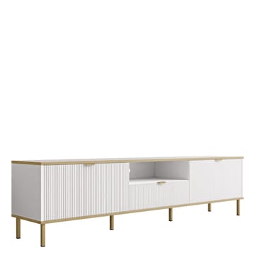 Salmor TV-benk 181 cm - Hvit - Møbler - TV- & Mediamøbler - TV benk & mediabenk