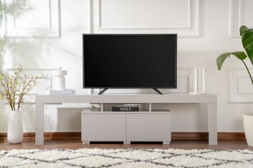 Shanah Tv-benk 180x31 cm - Grå - Møbler - TV- & Mediamøbler - TV benk & mediabenk