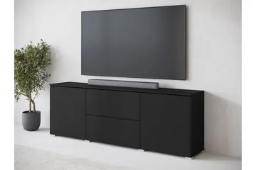 Sherie TV-benk 180 cm - Svart - Møbler - TV- & Mediamøbler - TV benk & mediabenk