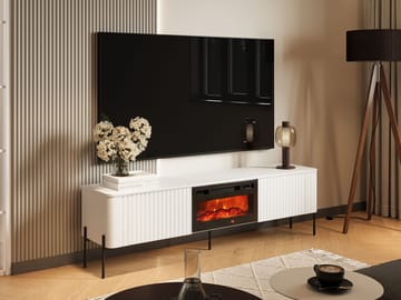Sherie TV-benk 190 cm - Hvit - Møbler - TV- & Mediamøbler - TV benk & mediabenk