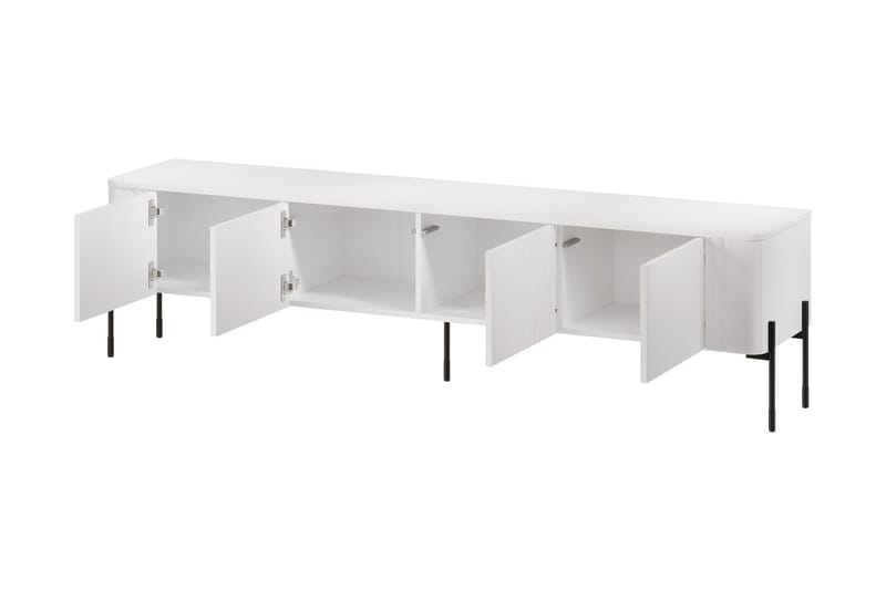 Sherie Tv-Benk 190x40 cm - Grå - Møbler - TV- & Mediamøbler - TV benk & mediabenk