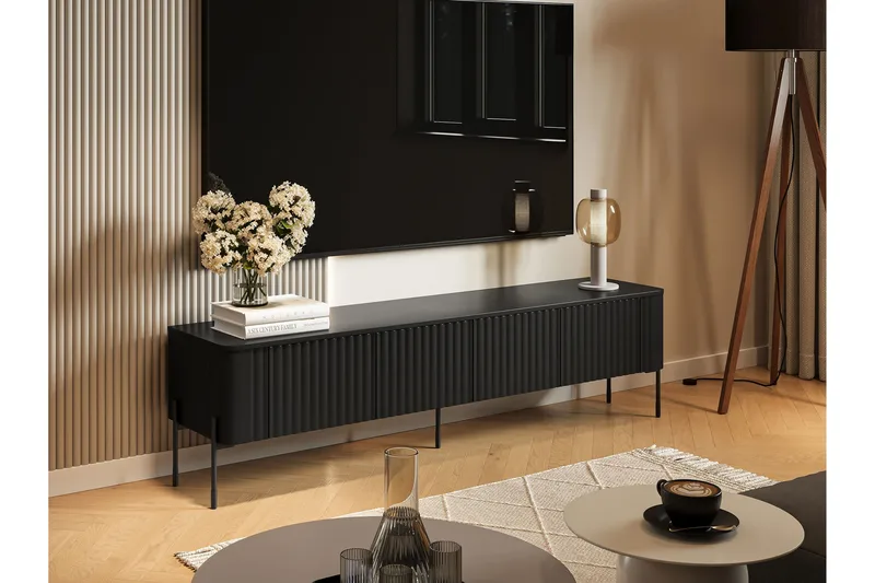 Sherie Tv-Benk 190x40 cm, Svart