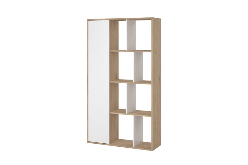 Shivani Bokhylle 89 cm - Natur/Hvit - Oppbevaring - Hylle - Bokhylle