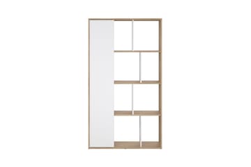 Shivani Bokhylle 89 cm - Natur/Hvit - Oppbevaring - Hylle - Bokhylle