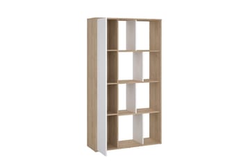 Shivani Bokhylle 89 cm - Natur/Hvit - Oppbevaring - Hylle - Bokhylle