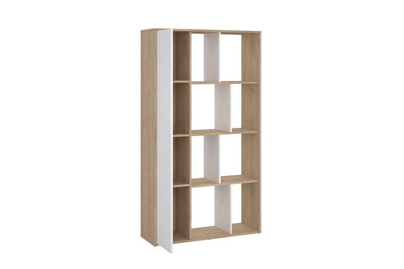 Shivani Bokhylle 89 cm - Natur/Hvit - Oppbevaring - Hylle - Bokhylle