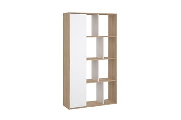 Shivani Bokhylle 89 cm - Natur/Hvit - Oppbevaring - Hylle - Bokhylle