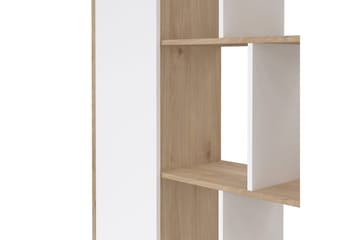 Shivani Bokhylle 89 cm - Natur/Hvit - Oppbevaring - Hylle - Bokhylle