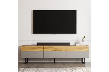 Sign TV-benk 180 cm - Grå/Eik - Møbler - TV- & Mediamøbler - TV benk & mediabenk