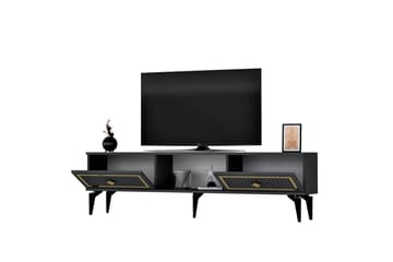 Sivaji TV-benk 150 cm - Gull/Antrasitt - Møbler - TV- & Mediamøbler - TV benk & mediabenk