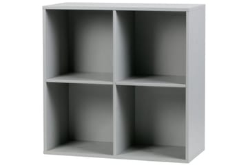Skap VT Små Bokstaver - Betonggrå, 4 Rom - Møbler - TV- & Mediamøbler - CD-hylle & DVD-hylle