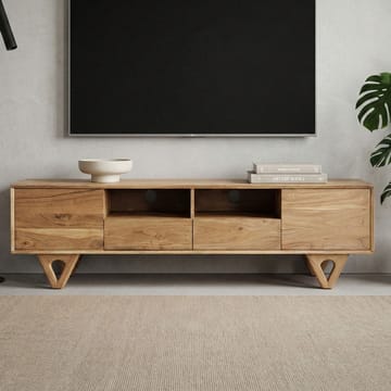 Sorric TV-benk 160 cm - Varm lysebrun - Møbler - TV- & Mediamøbler - TV benk & mediabenk