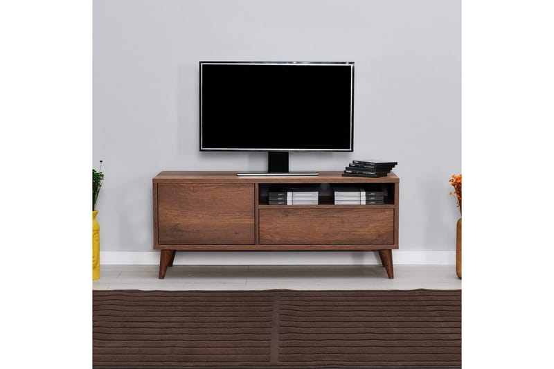 Sosan TV-benk 120 cm - Brun - Møbler - TV- & Mediamøbler - TV benk & mediabenk
