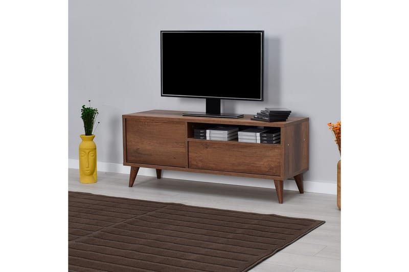 Sosan TV-benk 120 cm - Brun - Møbler - TV- & Mediamøbler - TV benk & mediabenk