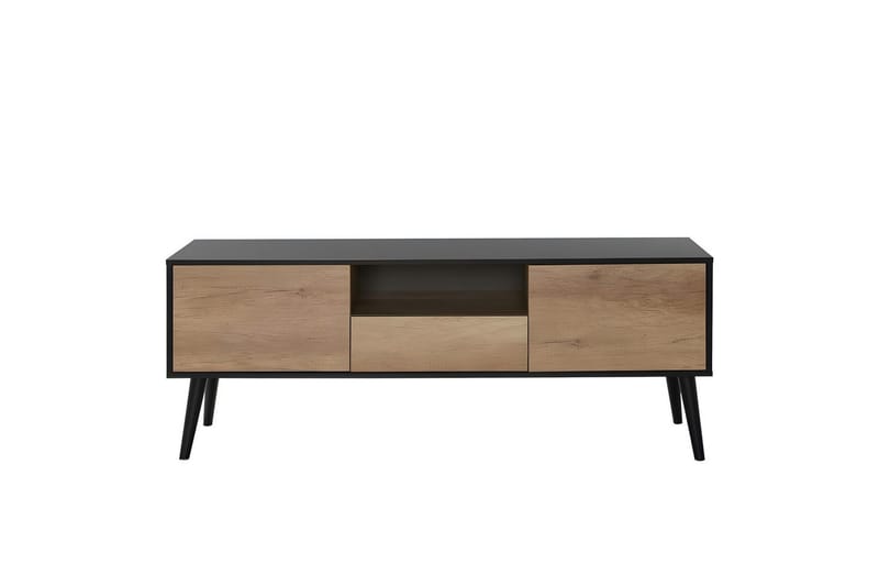 Sosan TV-benk 160 cm - Taupe/Svart - Møbler - TV- & Mediamøbler - TV benk & mediabenk