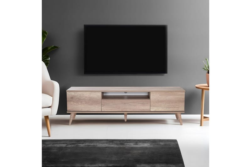 Sosan TV-benk 180 cm - Lyse brun - Møbler - TV- & Mediamøbler - TV benk & mediabenk