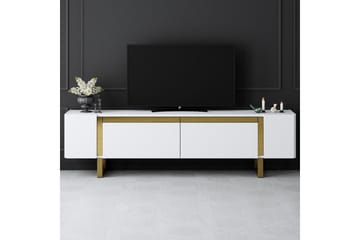 Sozi TV-benk 180 cm - Gull/Hvit - Møbler - TV- & Mediamøbler - TV benk & mediabenk