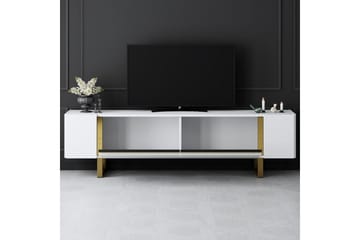 Sozi TV-benk 180 cm - Gull/Hvit - Møbler - TV- & Mediamøbler - TV benk & mediabenk