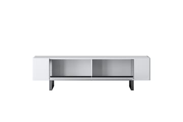 Sozi TV-benk 180 cm - Hvit/Sølv - Møbler - TV- & Mediamøbler - TV benk & mediabenk