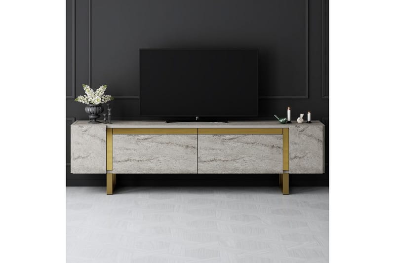 Sozi TV-benk 180 cm - Kobber/Messing - Møbler - TV- & Mediamøbler - TV benk & mediabenk