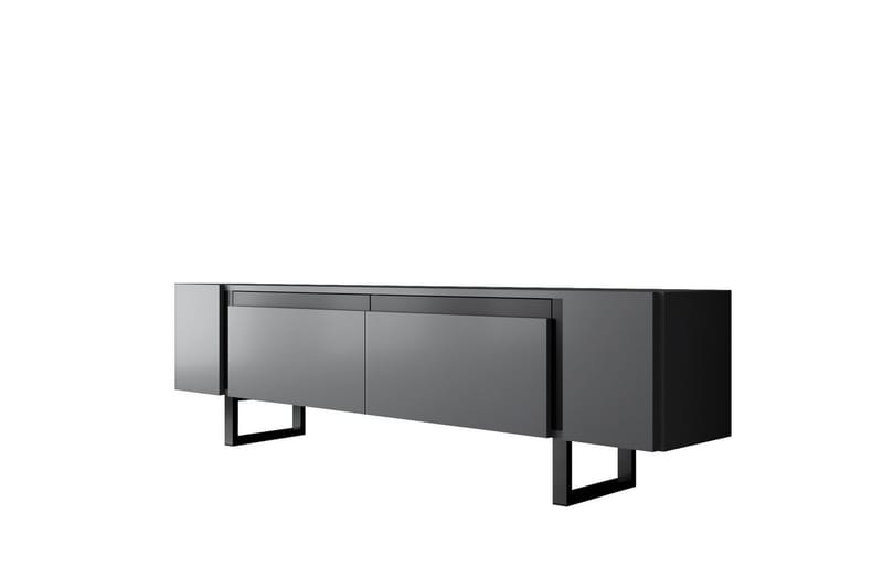 Sozi TV-benk 180 cm - Svart/Antrasitt - Møbler - TV- & Mediamøbler - TV benk & mediabenk