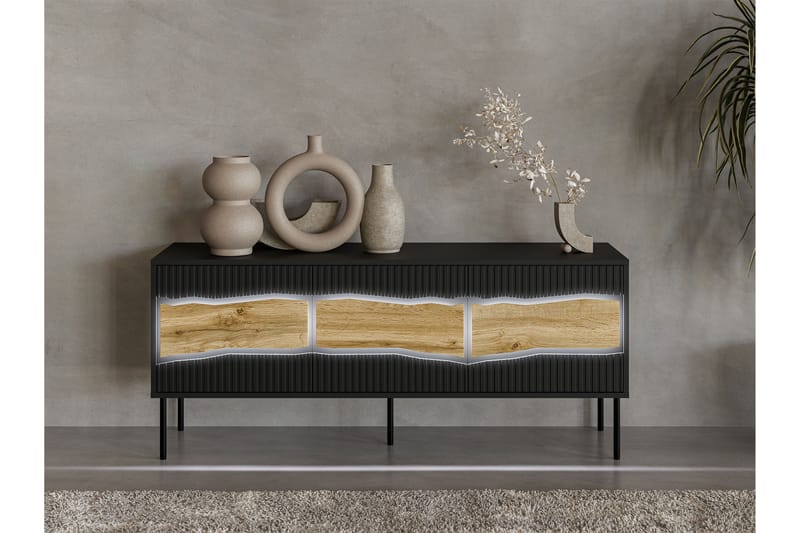 Stintino Tv-Benk 144x40 cm - Grå - Møbler - TV- & Mediamøbler - TV benk & mediabenk